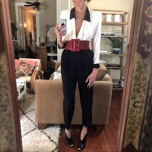 Vintage navy and white jumpsuit